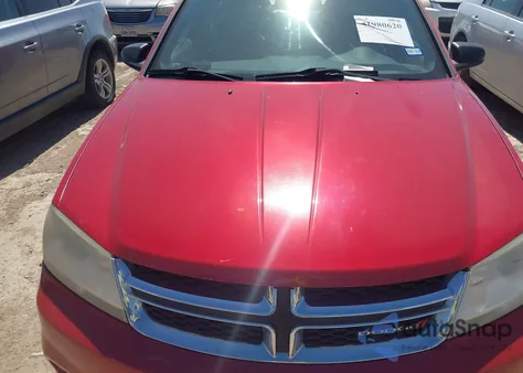 2013 Dodge Avenger Se из США, поврежденный, VIN 1C3CDZAB1DN541142